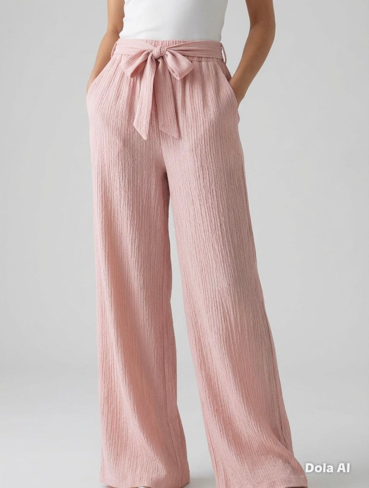 Summer Crinkle Palazzo Trousers