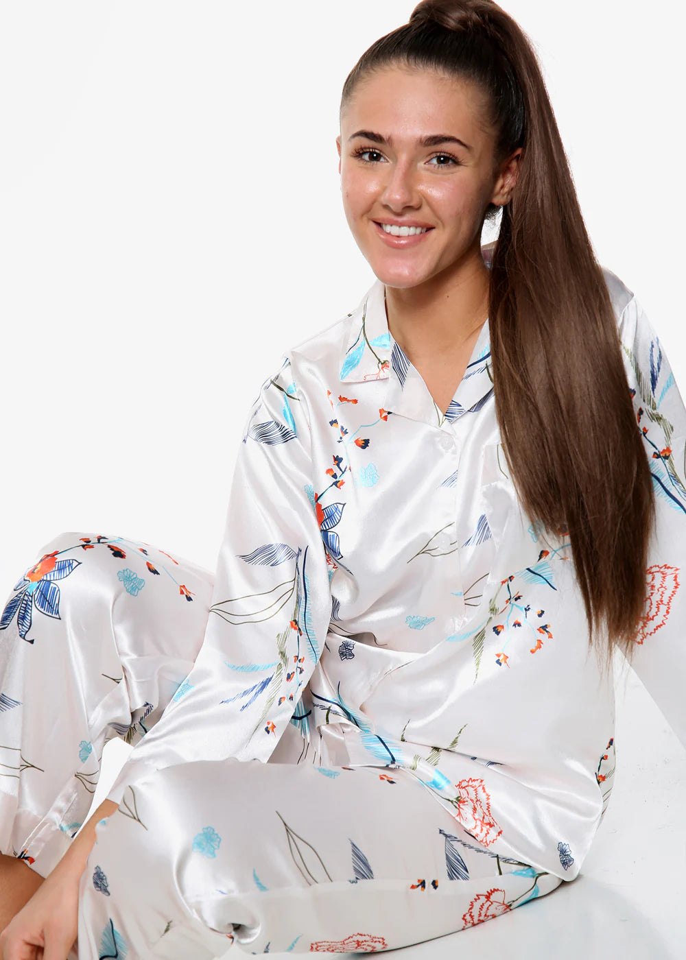 Ivory floral pjs