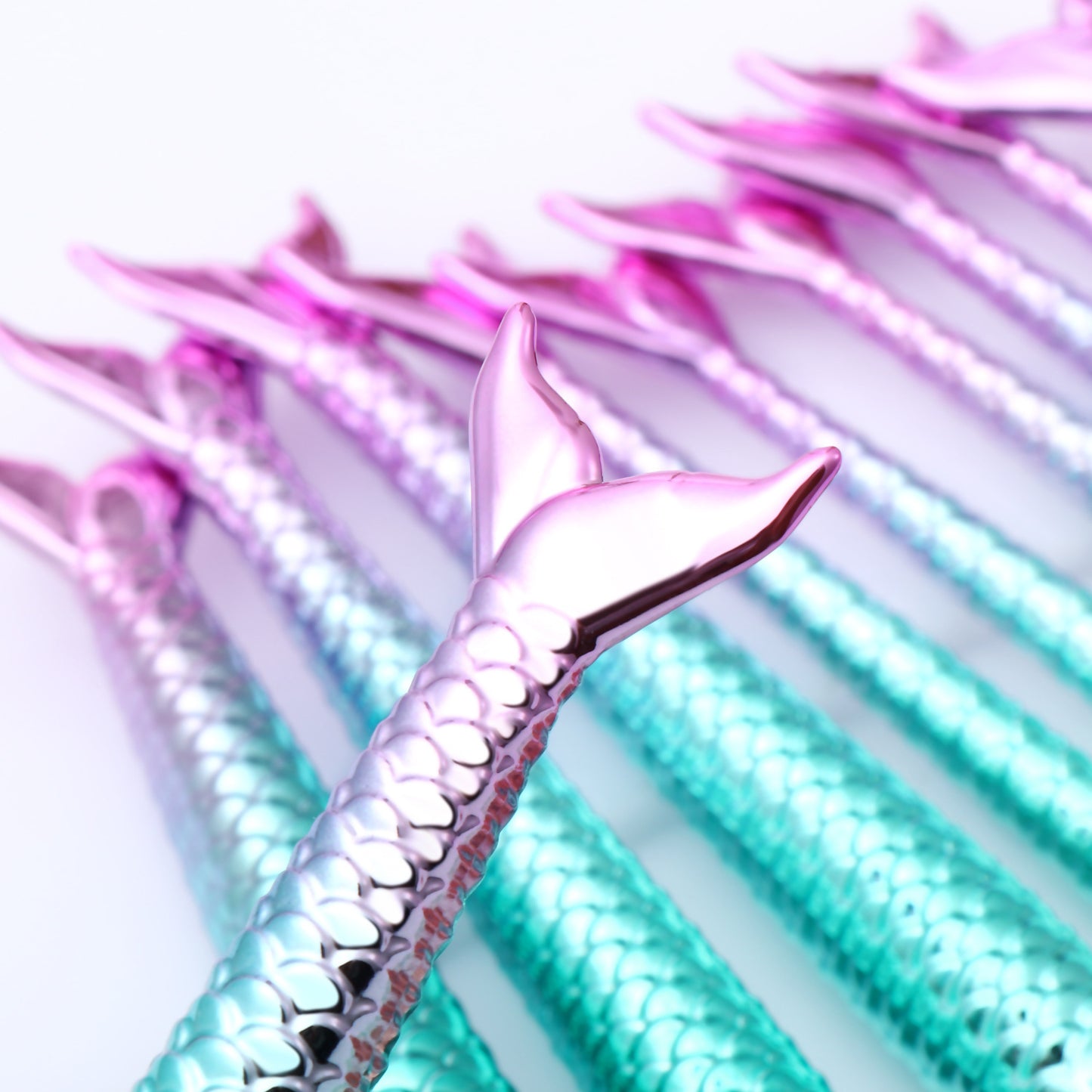 11pcs Makeup Mermaid Design Brushes