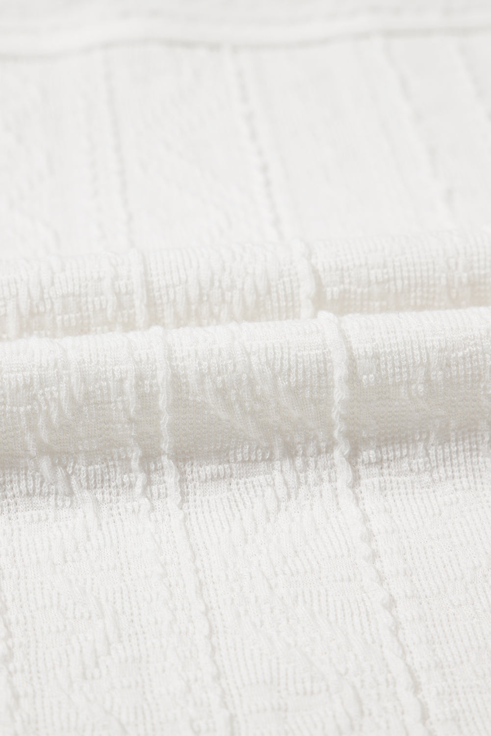 Textured Patched Pocket Short Sleeve Top Drawstring Shorts Set