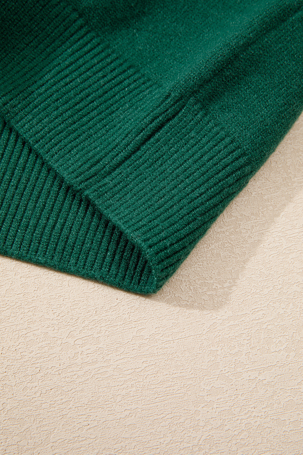 Pearled Drop Shoulder Round Neck Sweater