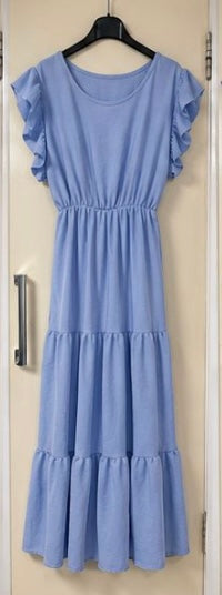 Ruffle Short Sleeve Dress