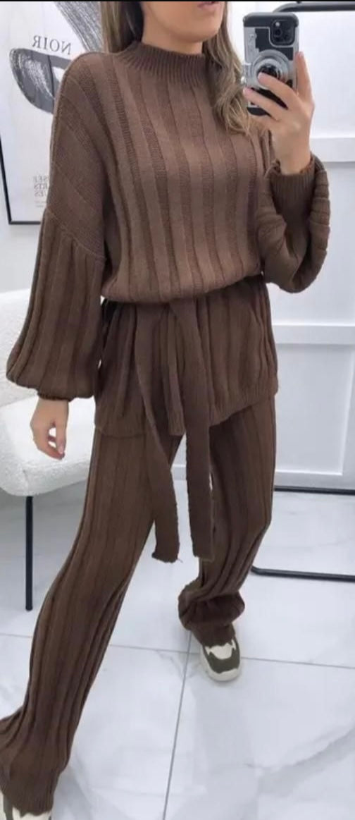 Tie waist lounge sets