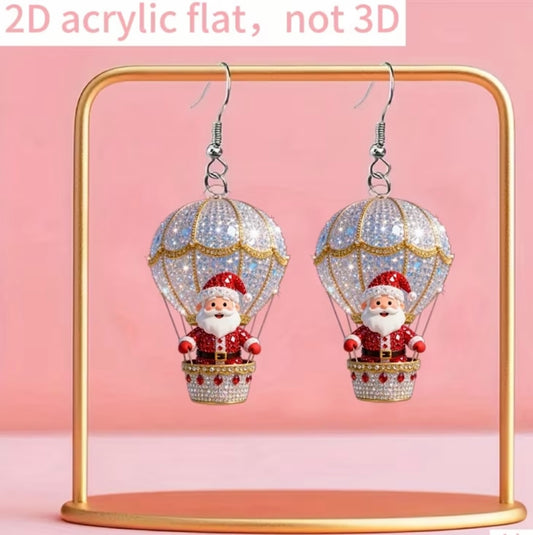 Santa Earrings