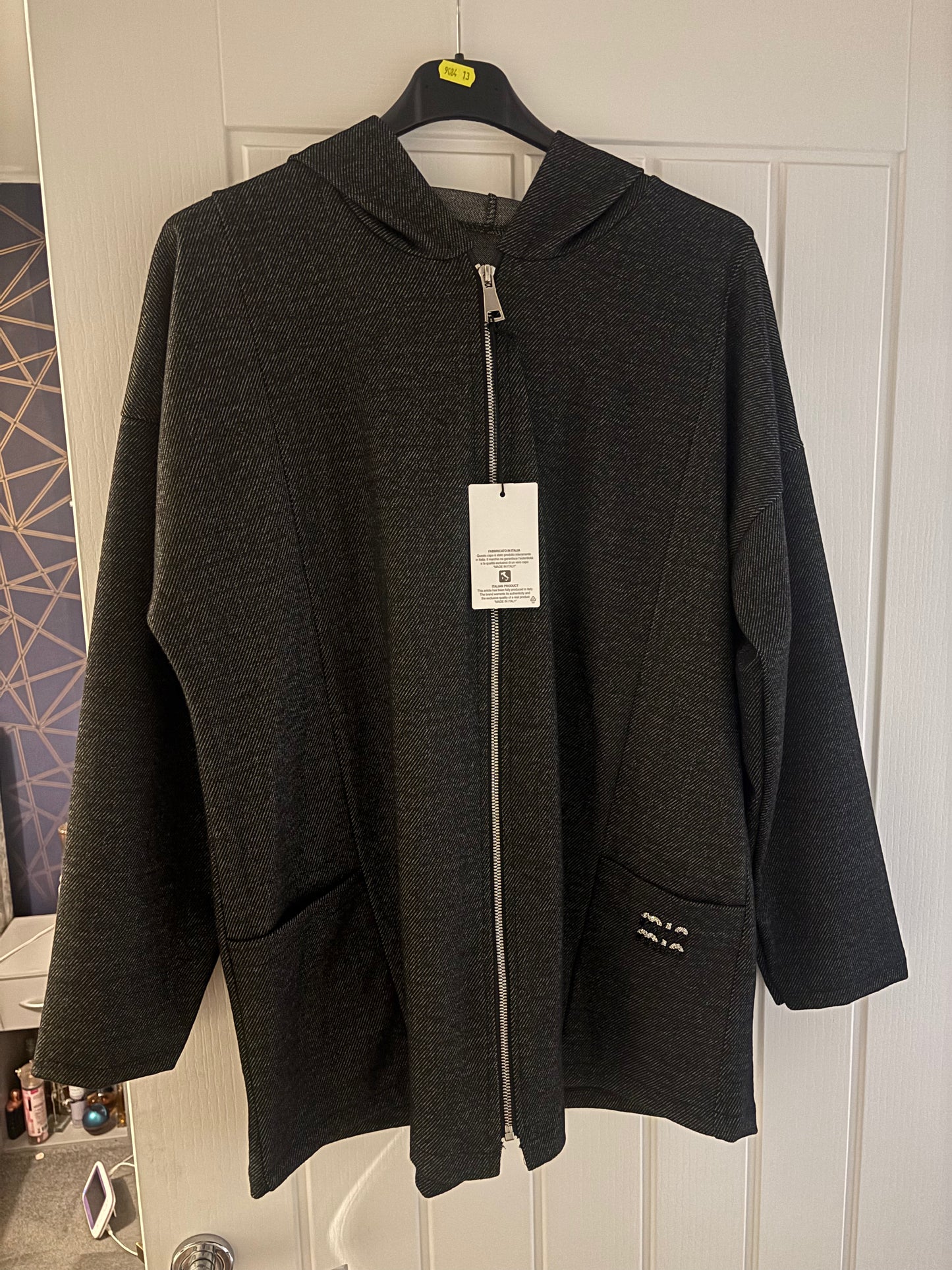 Textured Zip Hooded Jacket - 3 colours