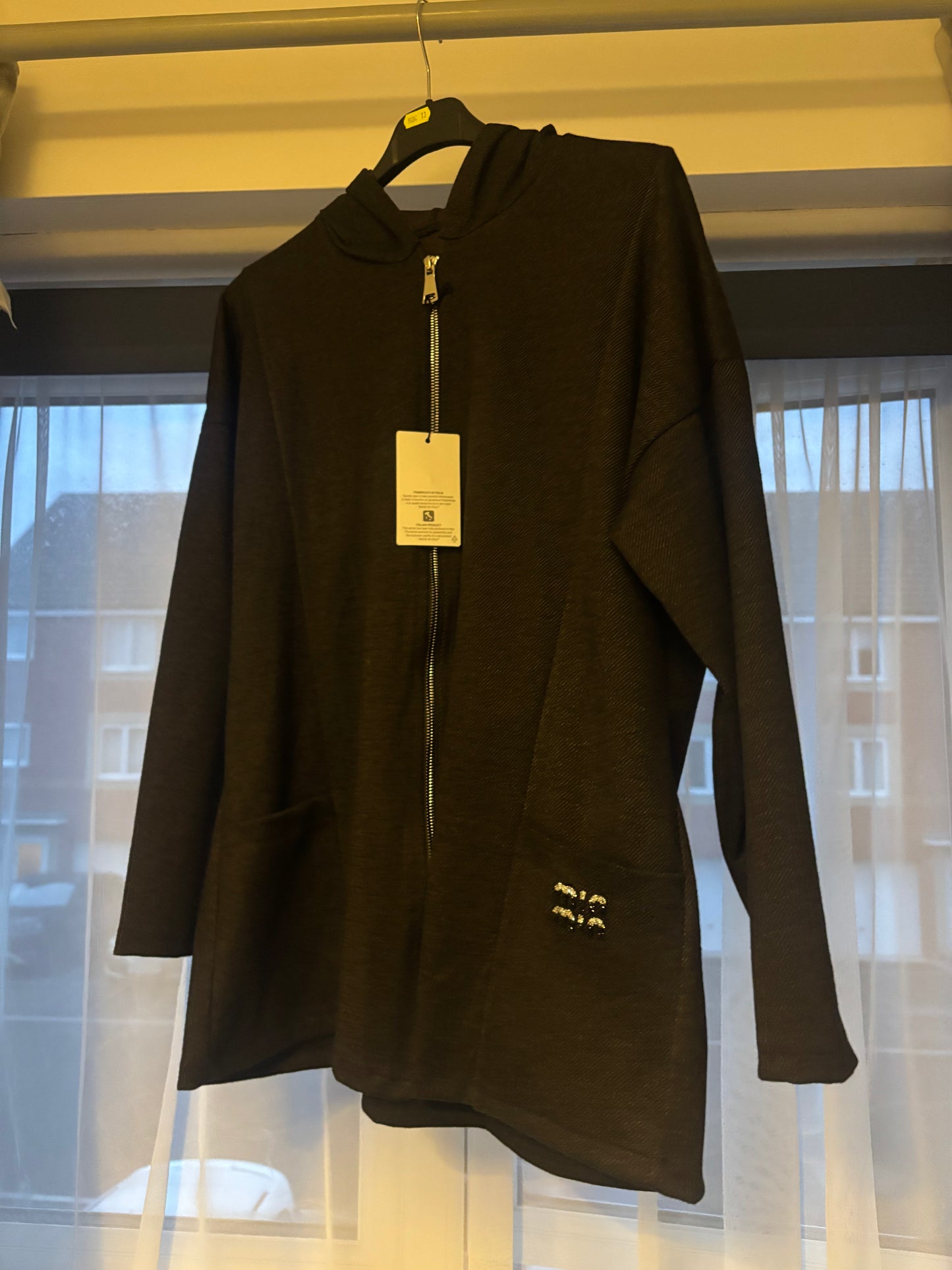 Textured Zip Hooded Jacket - 3 colours