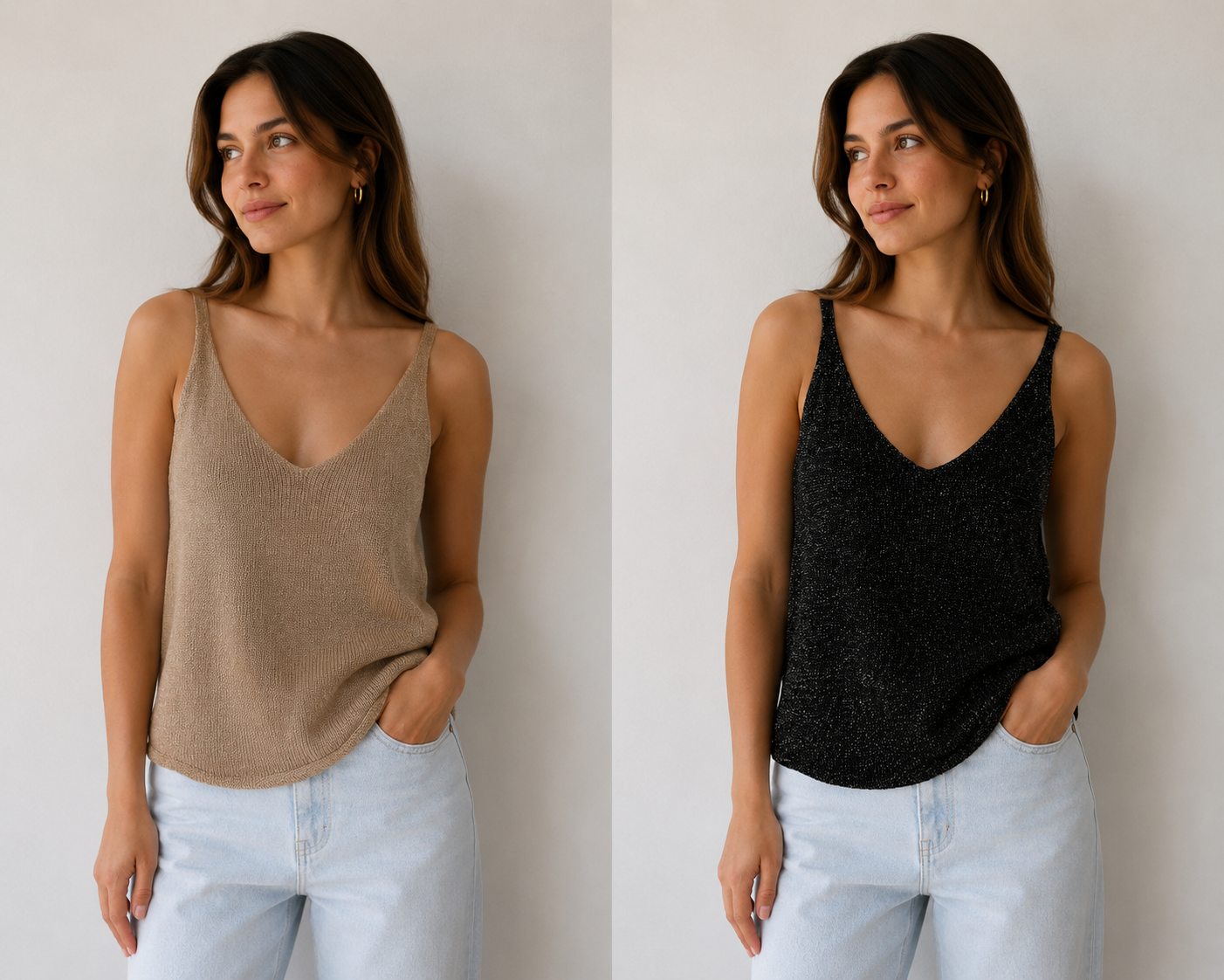 Sparkle Vest Tops