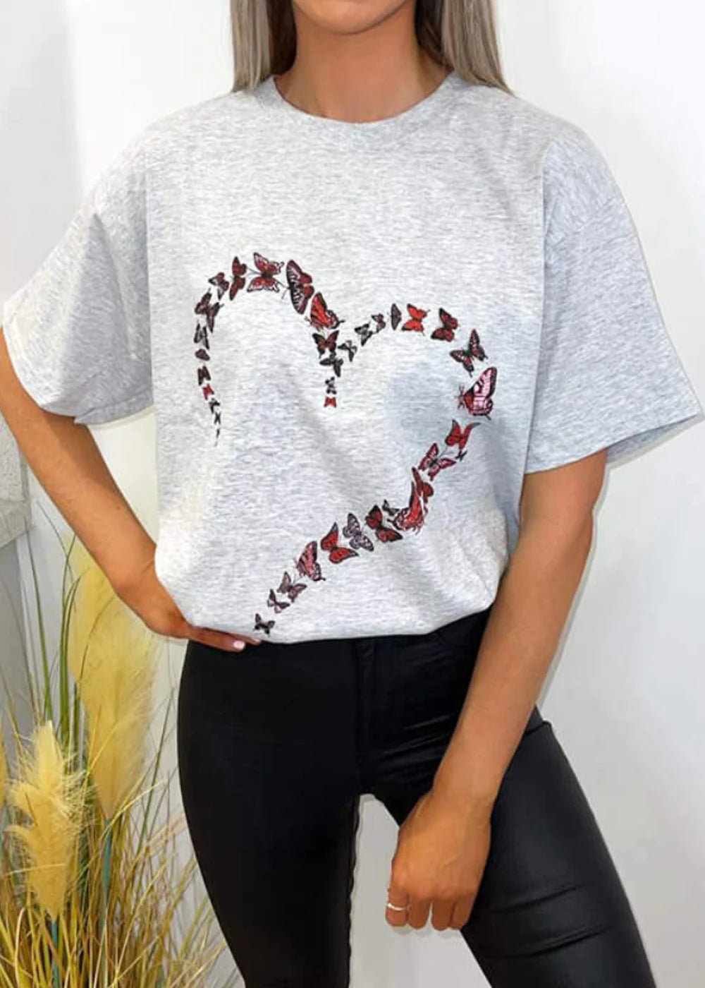 Butterfly heart t-shirt