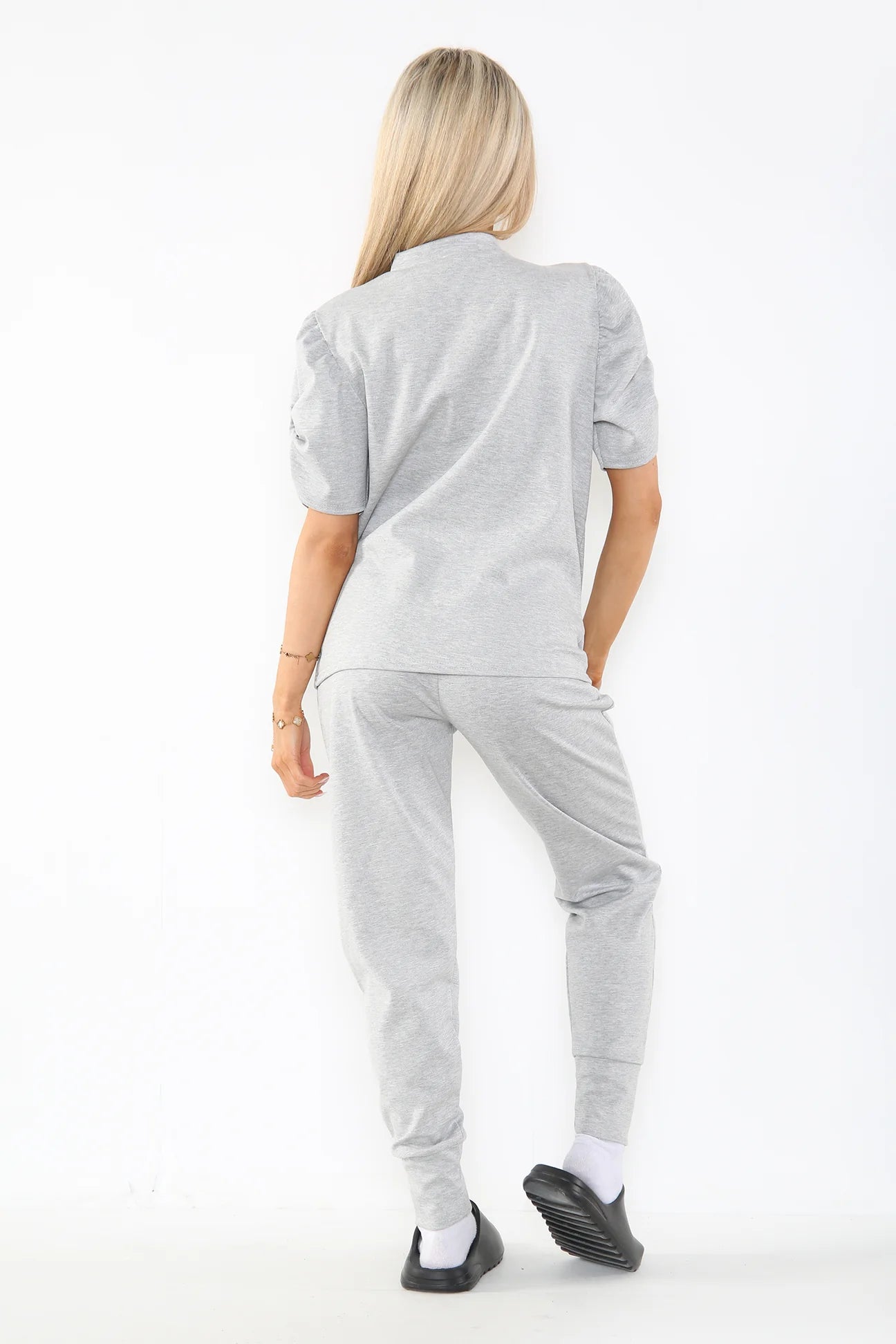 Ruched top and trousers sets