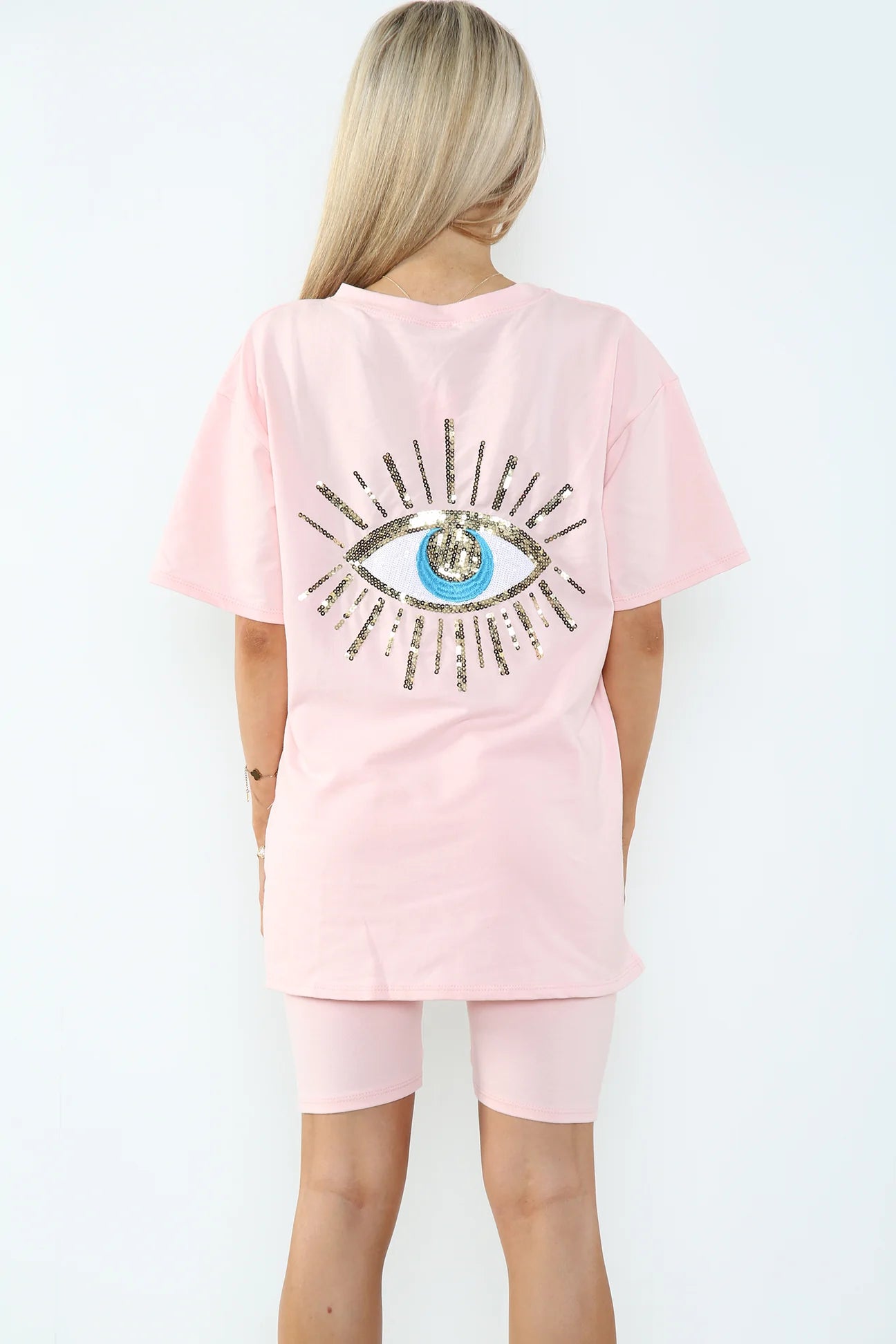 Sequin design cycling set