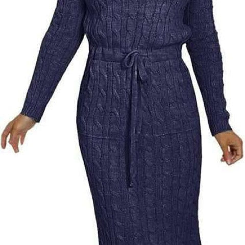Knitted mid length dresses