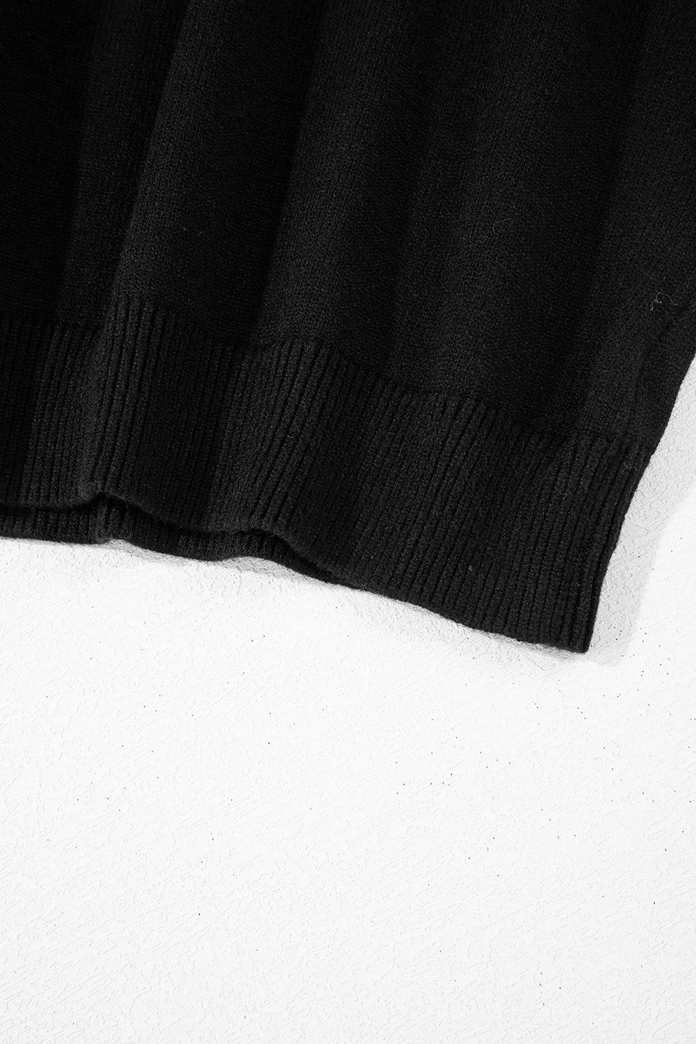 Pearled Drop Shoulder Round Neck Sweater