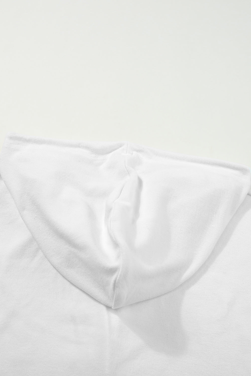 Buttoned High and Low Hem Hoodie